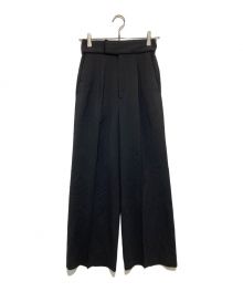 PONTI（ポンティ）の古着「Tropical Wool Wide Pants」｜ブラック