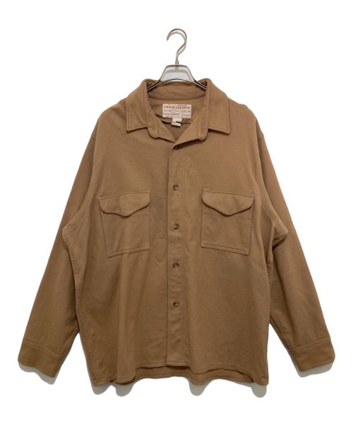 FILSON GARMENT（フィルソン ガーメント）FILSON GARMENT (フィルソン ガーメント) ウールシャツジャケット ベージュ サイズ:46の古着・服飾アイテム