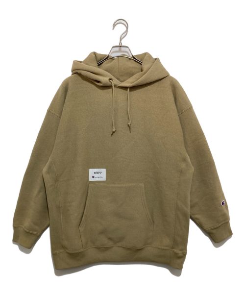 WTAPS（ダブルタップス）WTAPS (ダブルタップス) Champion (チャンピオン) コラボパーカー カーキ サイズ:Sの古着・服飾アイテム