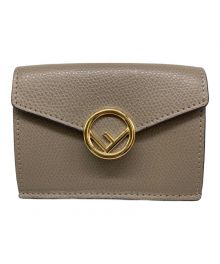 FENDI（フェンディ）の古着「MICRO TRIFOLD WALLET」｜ベージュ