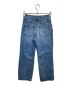 sheller (シェリエ) Crash flare denim インディゴ サイズ:S：16000円