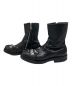 KIDS LOVE GAITE (キッズラブゲイト) SEVESKIG (セヴシグ) Damaged Side Zip Boots ブラック サイズ:25.5：50000円