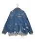 doublet (ダブレット) DESTROYED DENIM JACKET インディゴ サイズ:L：35000円