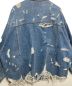 中古・古着 doublet (ダブレット) DESTROYED DENIM JACKET インディゴ サイズ:L：35000円