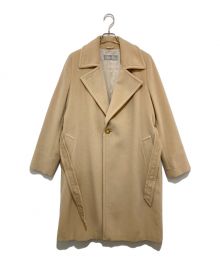 MaxMara（マックスマーラ）の古着「アンゴラウールコート」｜ベージュ