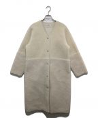 Enchainementアンシェヌマン）の古着「Faux Mouton Coat」｜ホワイト