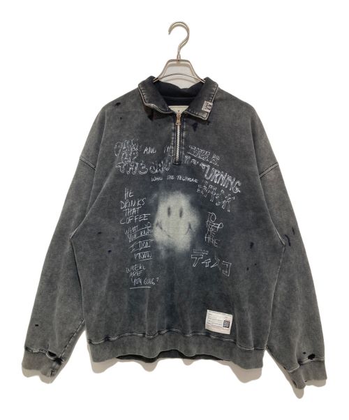 MIHARA YASUHIRO（ミハラヤスヒロ）MIHARA YASUHIRO (ミハラヤスヒロ) Bleached Pullover ブラック サイズ:50の古着・服飾アイテム