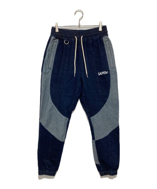 SAPEur（サプール）SAPEur (サプール) Denim Track Pants インディゴ サイズ:Sの古着・服飾アイテム