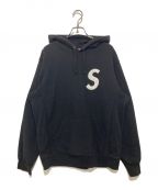 SUPREMEシュプリーム）の古着「S logo split hooded」｜ブラック