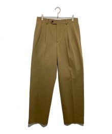 AURALEE（オーラリー）の古着「WASHED HEAVY CHINO SLACKS」｜ベージュ