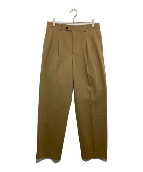 AURALEE（オーラリー）AURALEE (オーラリー) WASHED HEAVY CHINO SLACKS ベージュ サイズ:4の古着・服飾アイテム