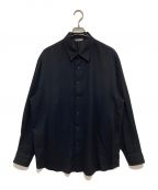 AURALEEオーラリー）の古着「AIRY WOOL VIYELLA SHIRT」｜ブラック