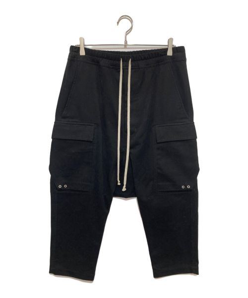 RICK OWENS（リックオウエンス）RICK OWENS (リックオウエンス) Cargo Cropped Pants ブラック サイズ:36の古着・服飾アイテム