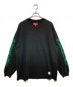 SUPREMEシュプリーム）の古着「Old English L/S Top」｜ブラック