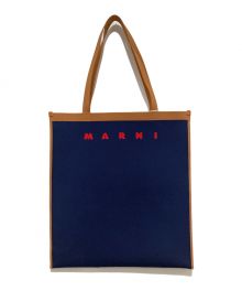 MARNI（マルニ）の古着「TRUNK Soft トートバッグ」｜ネイビー