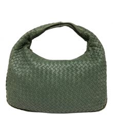 BOTTEGA VENETA（ボッテガベネタ）の古着「イントレチャートワンショルダーバッグ」｜グリーン