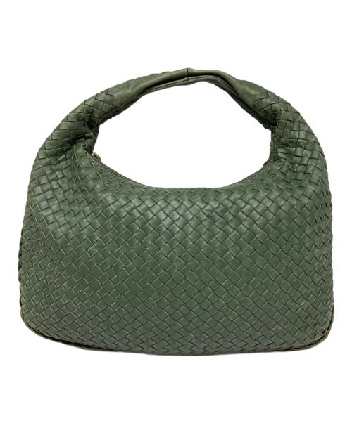 BOTTEGA VENETA（ボッテガベネタ）BOTTEGA VENETA (ボッテガベネタ) イントレチャートワンショルダーバッグ グリーンの古着・服飾アイテム