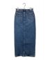 JOHN LAWRENCE SULLIVAN (ジョン ローレンス サリバン) WASHED DENIM ZIPPED LONG SKIRT インディゴ サイズ:XS：20000円