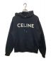 CELINE（セリーヌ）の古着「ルーズフーディー」｜ブラック