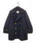 sacai（サカイ）の古着「WOOL MELTON MIX COAT」｜ネイビー