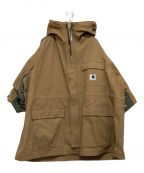 sacai×Carhartt WIPサカイ×カーハート ワークインプログレス）の古着「Duck Nylon Twill Coat」｜ベージュ