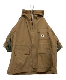 sacai×Carhartt WIP（サカイ×カーハート ワークインプログレス）の古着「Duck Nylon Twill Coat」｜ベージュ