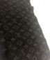 中古・古着 LOUIS VUITTON (ルイ ヴィトン) エシャルプモノグラムウールマフラー ブラック：30000円