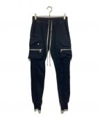 RICK OWENSリックオウエンス）の古着「MASTODON CARGO PANT」｜ブラック