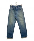 AURALEEオーラリー）の古着「Selvedge Faded Heavy Denim Wide Pants」｜インディゴ