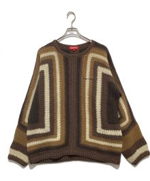 SUPREME（シュプリーム）の古着「Hand Crocheted Sweater」｜ブラウン