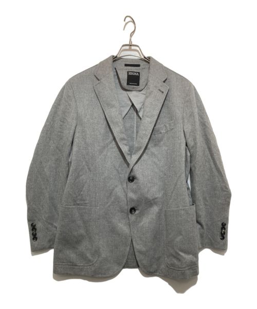 ERMENEGILDO ZEGNA（エルメネジルド・ゼニア）ERMENEGILDO ZEGNA (エルメネジルド・ゼニア) Cashmere shirt jacket グレー サイズ:50の古着・服飾アイテム