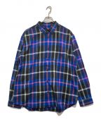 SUPREMEシュプリーム）の古着「Plaid Flannel shirt」｜ブルー