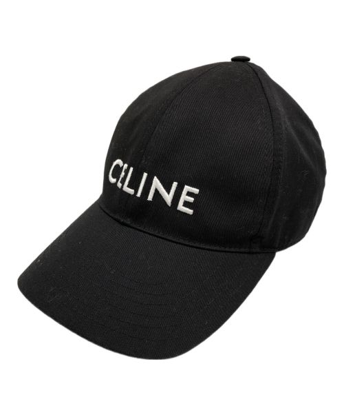 CELINE（セリーヌ）CELINE (セリーヌ) ベースボールキャップ ブラックの古着・服飾アイテム