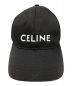 CELINE (セリーヌ) ベースボールキャップ ブラック：40000円