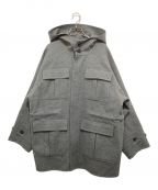 POSTELEGANTポステレガント）の古着「WOOL SILK REVER UTILITY COAT」｜グレー