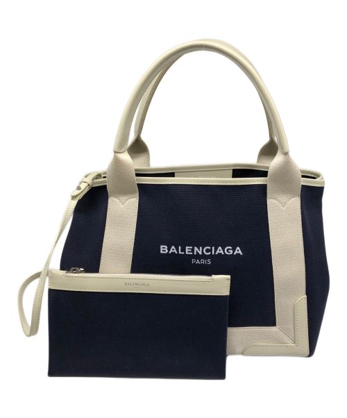 BALENCIAGA（バレンシアガ）BALENCIAGA (バレンシアガ) カバスキャンバストートバッグ ブラックの古着・服飾アイテム