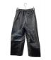 MM6 Maison Margiela (エムエムシックス メゾンマルジェラ) Faux Leather Trousers Black ブラック サイズ:40：15000円