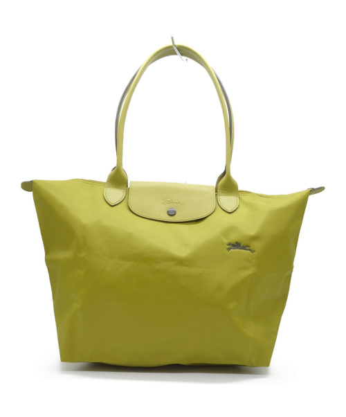 中古 古着通販 Longchamp ロンシャン 折り畳みナイロントートバッグ イエロー Lp19 ブランド 古着通販 トレファク公式 Trefac Fashion