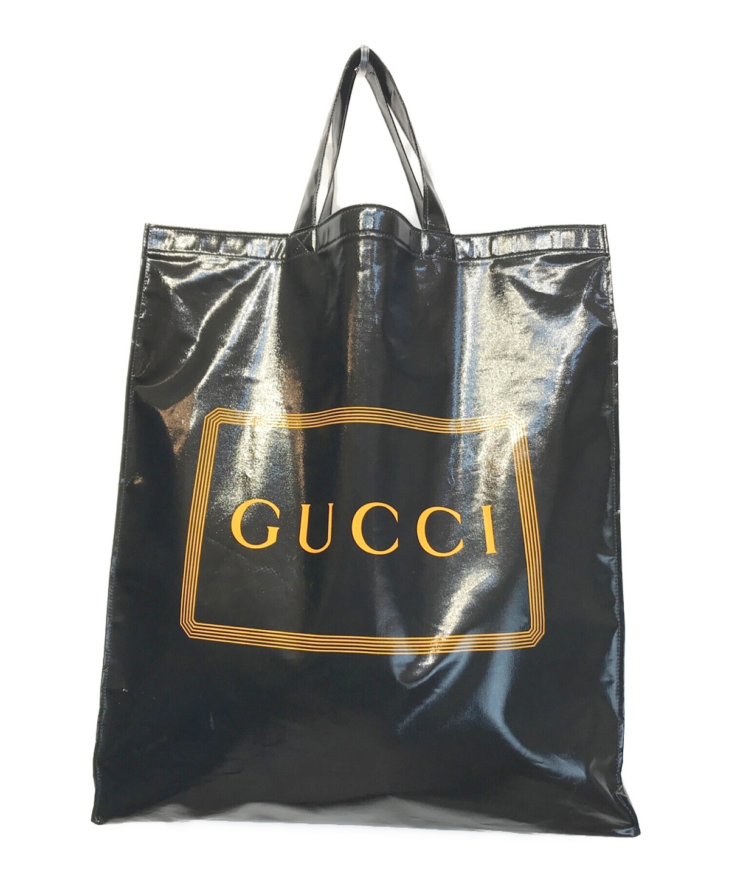 中古・古着通販】GUCCI (グッチ) GUCCIロゴプリントミディアム トート