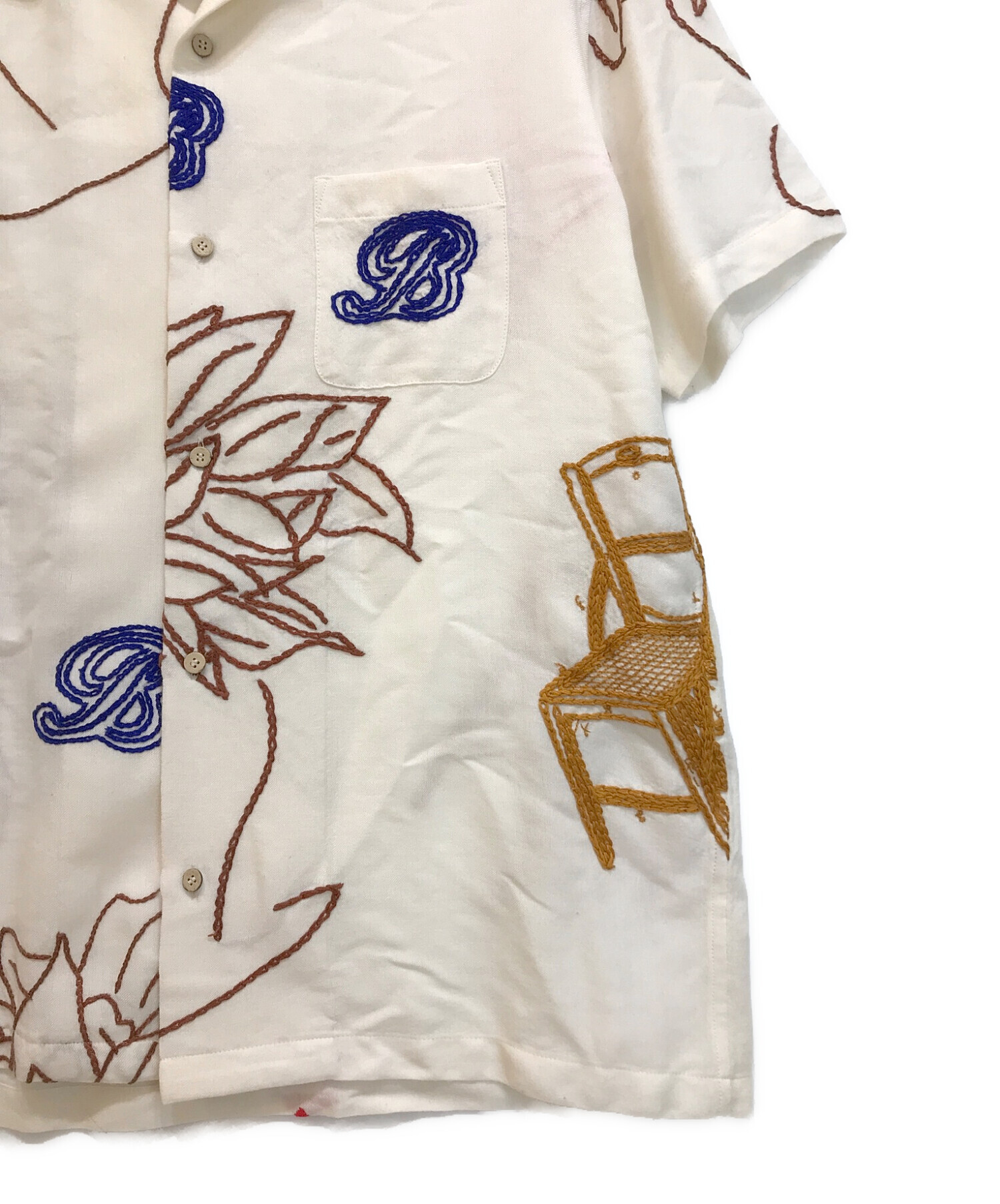 22ss KHOKI B SHIRT WHITE サイズ2 コッキ | secril.fr