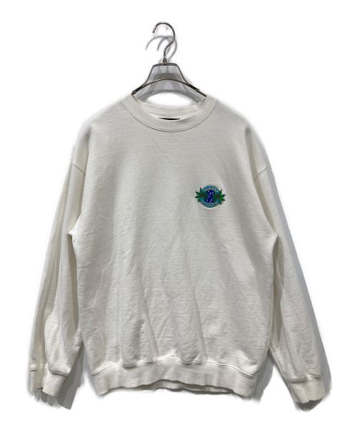 X-LARGE（エクストララージ）X-LARGE (エクストララージ) PATCH WORK CREWNECK SWEAT ホワイト サイズ:Mの古着・服飾アイテム