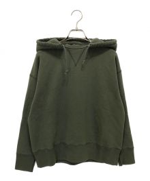 MADISON BLUE（マディソンブルー）の古着「HOODED SWEAT SEAMLESS URAKE」｜グリーン