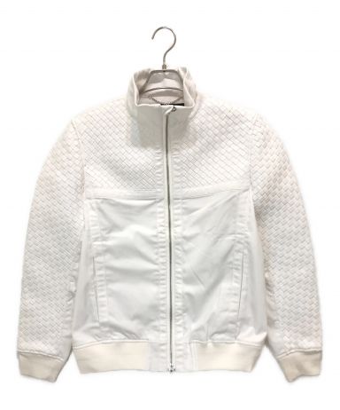 【最終価格】St ANDREWS 編みデザイン ジップジャケットコート