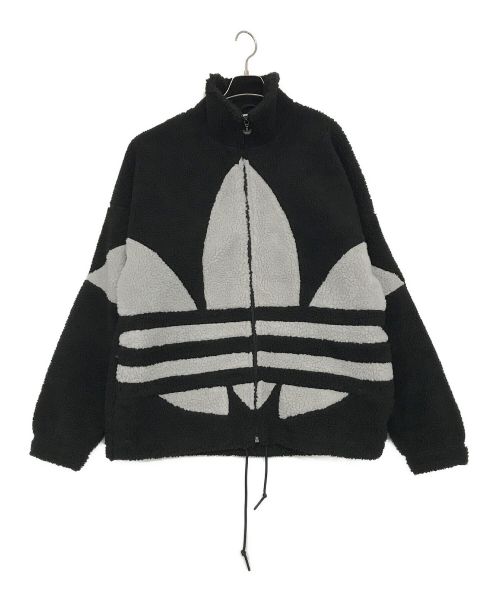 adidas Originals（アディダスオリジナル）adidas Originals (アディダスオリジナル) シェルパ ジャケット ホワイト×ブラック サイズ:SIZE Oの古着・服飾アイテム