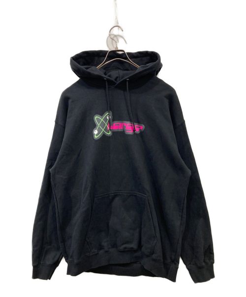 X-LARGE（エクストララージ）X-LARGE (エクストララージ) FUTURE PULLOVER HOODED SWEAT ブラック サイズ:Lの古着・服飾アイテム