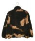 SUPREME (シュプリーム) THE NORTH FACE (ザ ノース フェイス) Bleached Denim Print Fleece Jacket ブラック×ブラウン サイズ:L：37800円