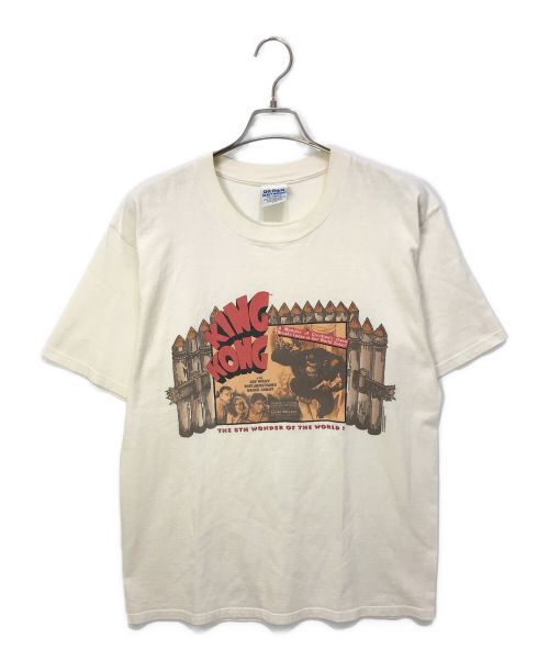 GILDAN（ギルダン）GILDAN (ギルダン) KINGKONG Tシャツ ベージュ サイズ:Lの古着・服飾アイテム