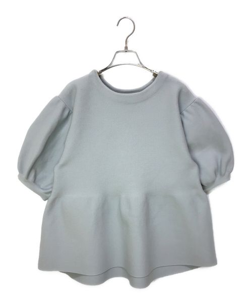 ELLA（エラ）ELLA (エラ) ニットバルーンプルオーバー グレー サイズ:Fの古着・服飾アイテム