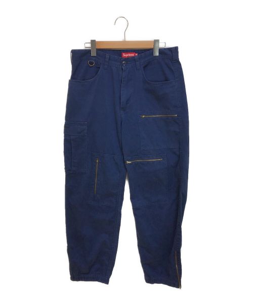 SUPREME（シュプリーム）SUPREME (シュプリーム) Cargo Flight Pant(カーゴ フライト パンツ) ブルー サイズ:81cm (W32)の古着・服飾アイテム