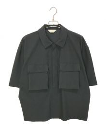 jieda（ジエダ）の古着「TRICOT OVERSIZED POLO SHIRT」｜ブラック